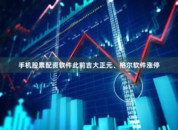 手机股票配资软件此前吉大正元、格尔软件涨停